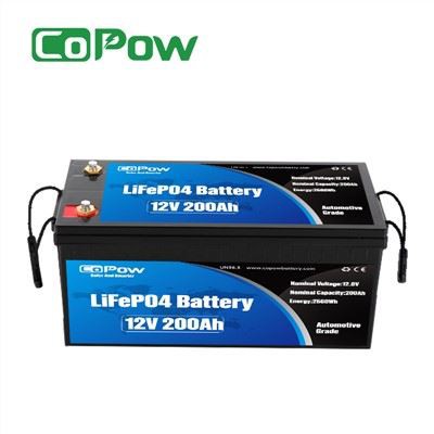 แบตเตอรี่ลิเธียมไอออน 12v 200ah สำหรับรถ RV